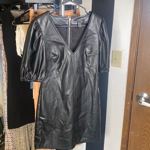 NWOT Faux Leather Dress